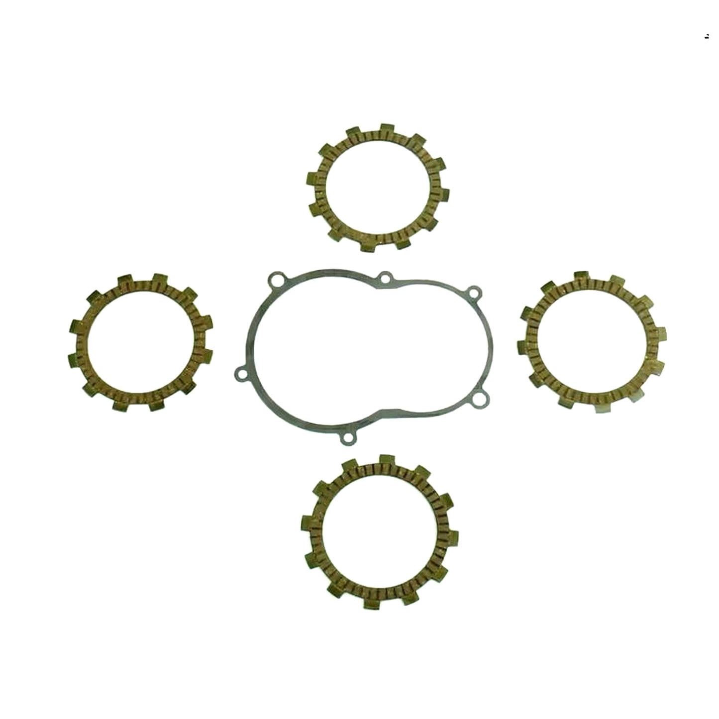 CLUTCH FRICTION PLATE SET KTM SX50 02-04, ATHENA P40230050, WITH GASKET
