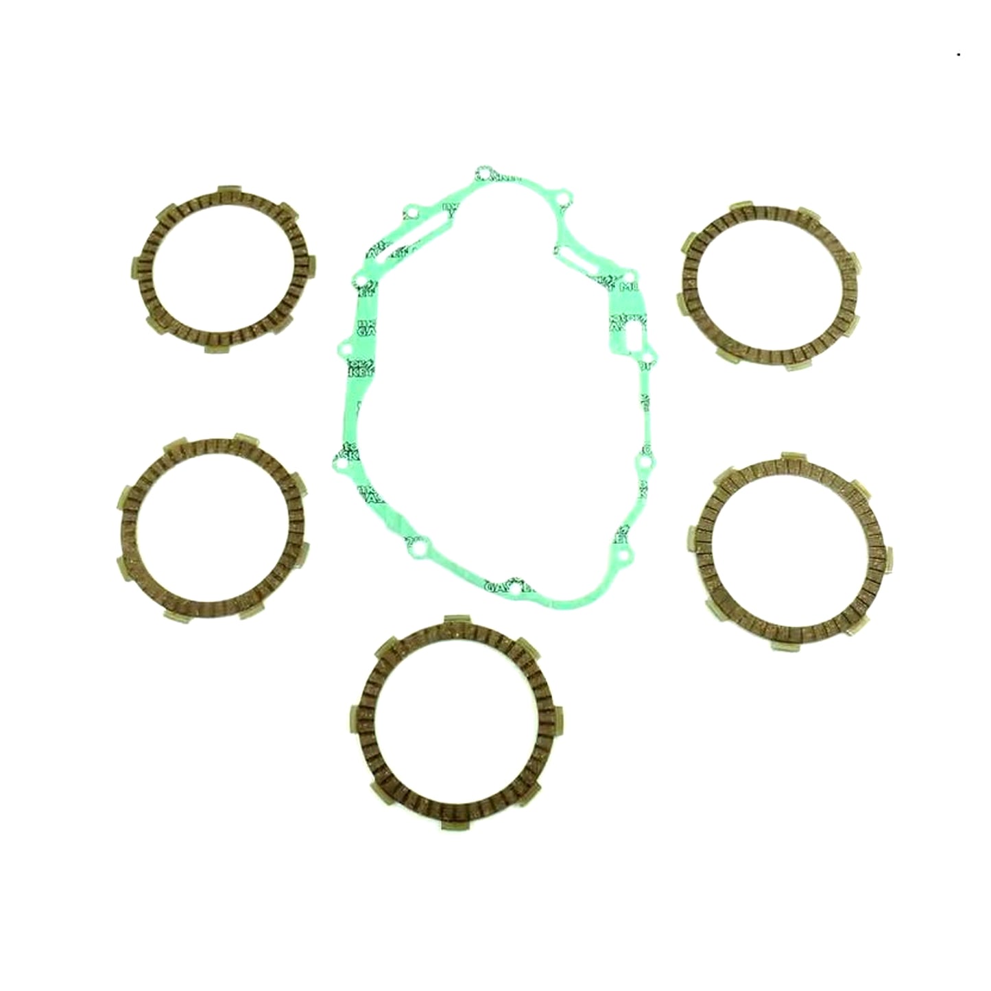 CLUTCH FRICTION PLATE SET HONDA CRF150F 06-17, ATHENA P40230091, WITH GASKET