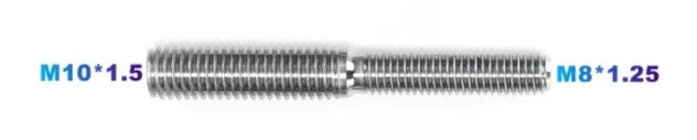 5pcs STEP STUDS M8 TO M10 STAINLESS STEEL 304