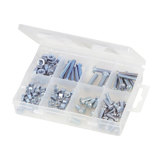 MACHINE SCREW+NUTS 105pcs