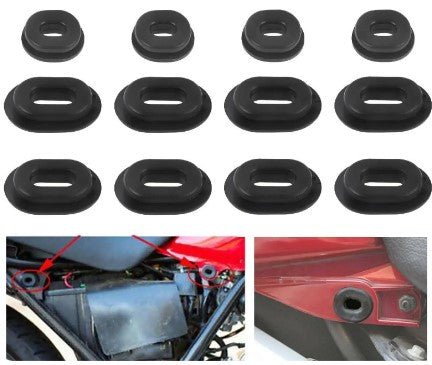 12Pcs BODY SIDE COVER RUBBER GROMMET HONDA CT CG CB125 CL XL100 CB550 CB750