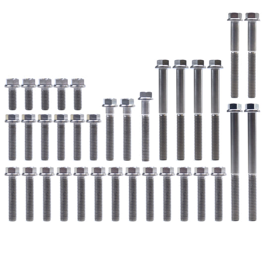 YAMAHA YZ 65 TITANIUM ENGINE BOLT KIT, KIT SIZE 35 BOLTS !!! MADE TO ORDER !!!
