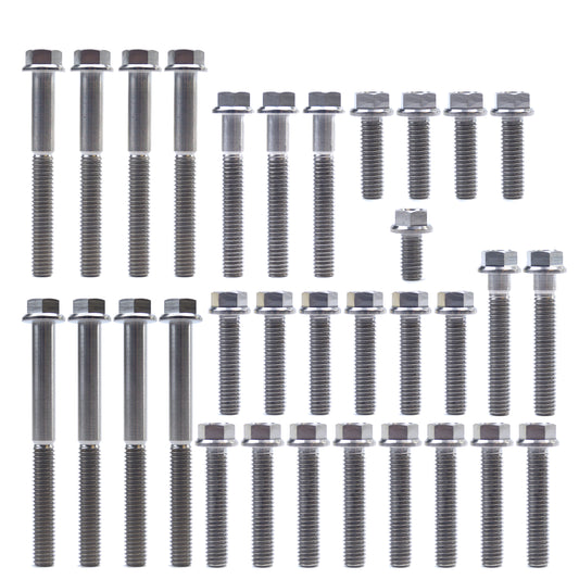 YAMAHA YZ 85 TITANIUM ENGINE BOLT KIT, KIT SIZE 32 BOLTS !!! MADE TO ORDER !!!