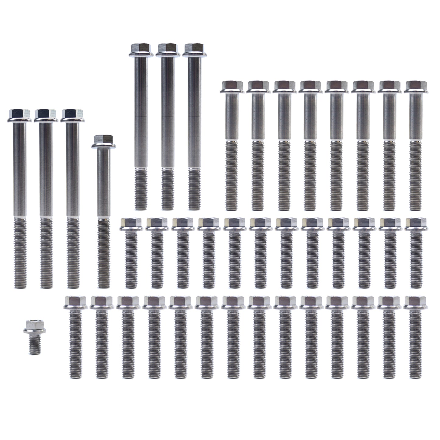 YAMAHA YZ 250 2005-2026 TITANIUM ENGINE BOLT KIT, KIT SIZE 43 BOLTS !!! MADE TO ORDER !!!