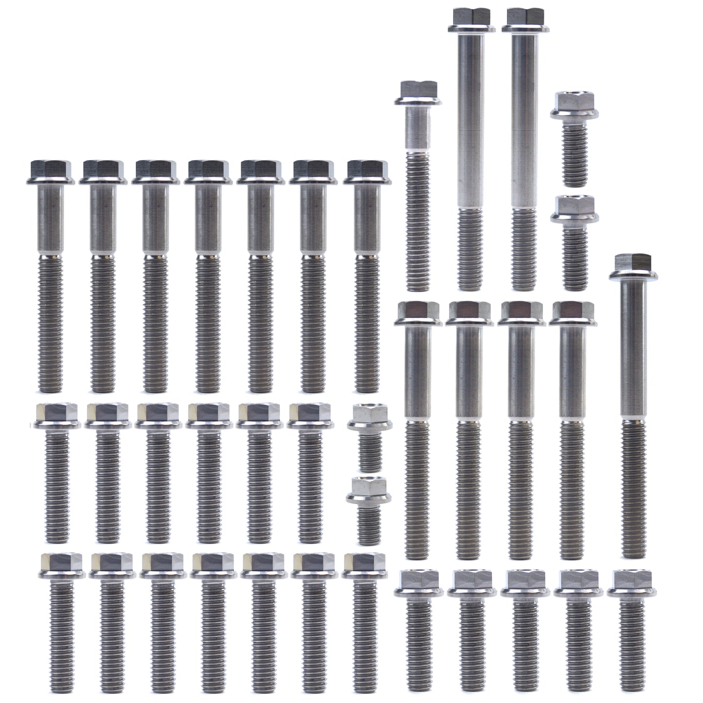 KTM HUQ 85 TITANIUM ENGINE BOLT KIT, KIT SIZE 46 BOLTS !!! MADE TO ORDER !!!