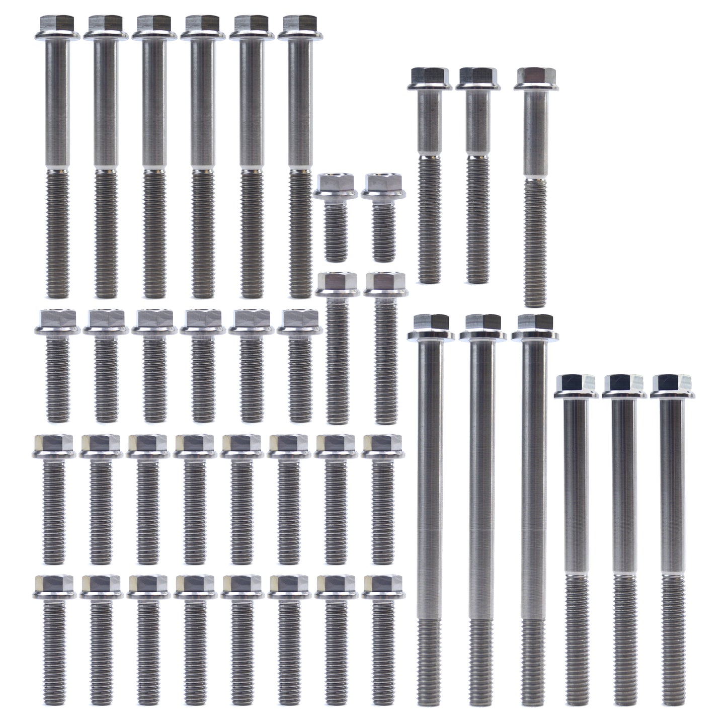 KTM HUQ 450 TITANIUM ENGINE BOLT KIT, KIT SIZE 41 BOLTS !!! MADE TO ORDER !!!