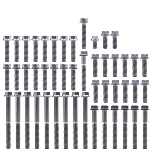 KTM HUQ TE EXC TITANIUM ENGINE BOLT KIT, KIT SIZE 48 BOLTS !!! MADE TO ORDER !!!