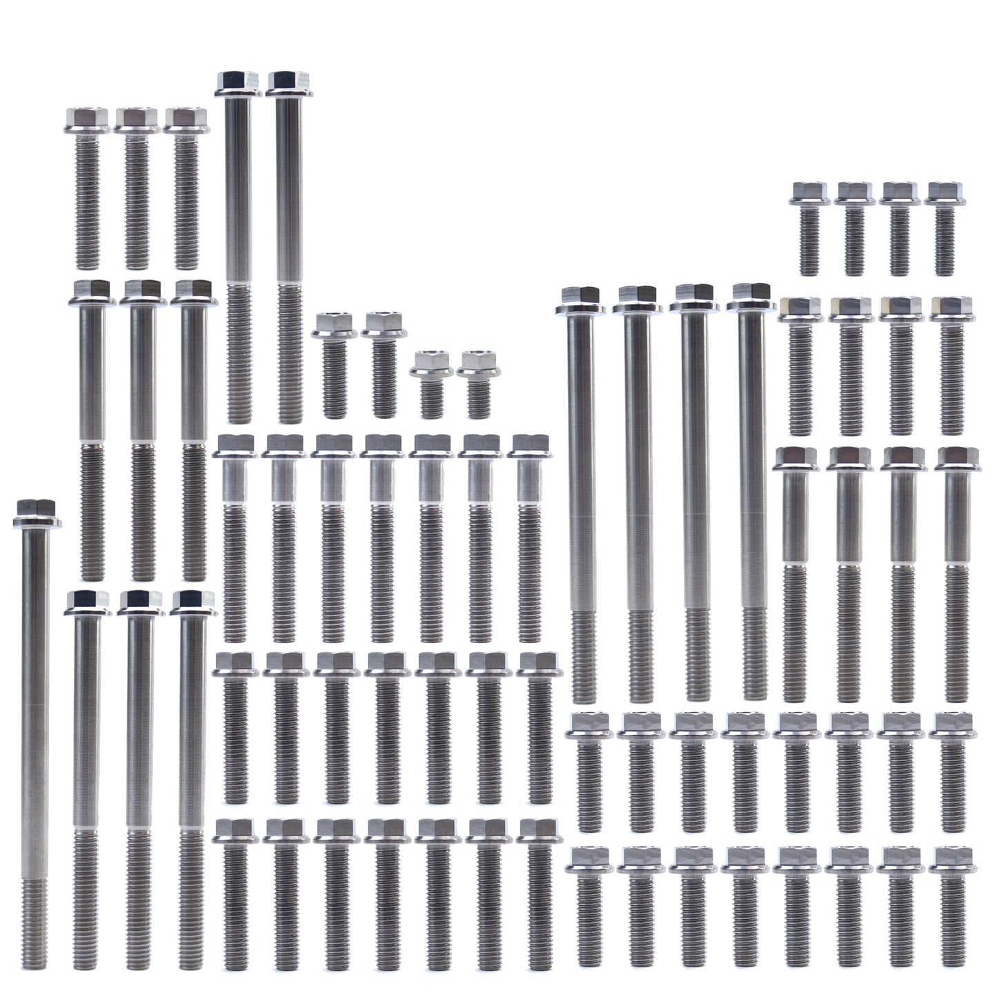 ENGINE BOLT KIT CR 250 R 92-07, KIT SIZE 35 BOLTS !!! MADE TO ORDER !!! TITANIUM BOLT KIT