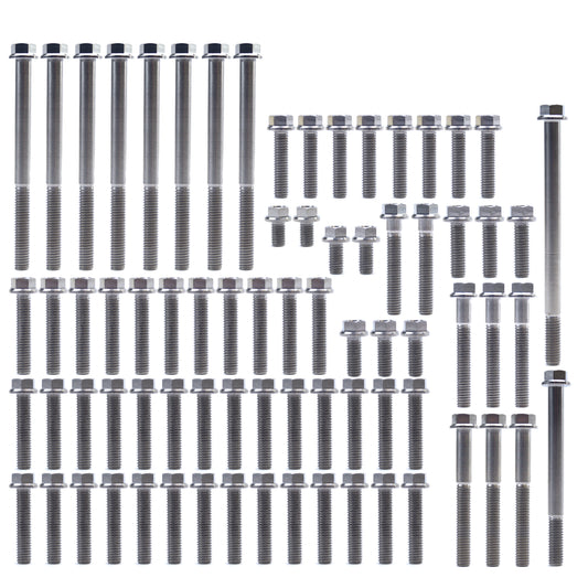 ENGINE BOLT KIT CRF 450 X 05-17, KIT SIZE 60 BOLTS !!! MADE TO ORDER !!! TITANIUM BOLT KIT