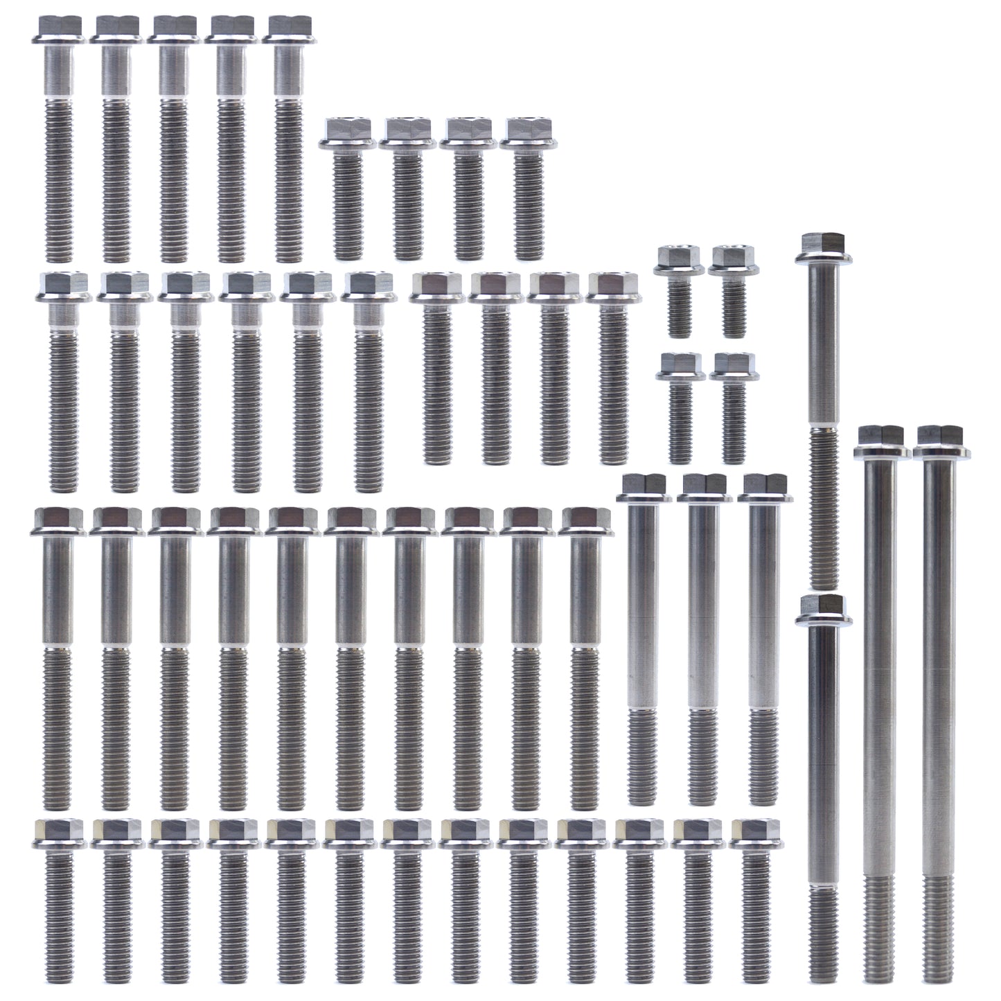 ENGINE BOLT KIT KTM 250 F, KIT SIZE 53 BOLTS !!! MADE TO ORDER !!! TITANIUM BOLT KIT