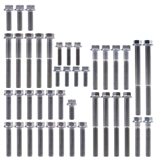 ENGINE BOLT KIT YZ 65/80/85, KIT SIZE 47 BOLTS !!! MADE TO ORDER !!! TITANIUM BOLT KIT