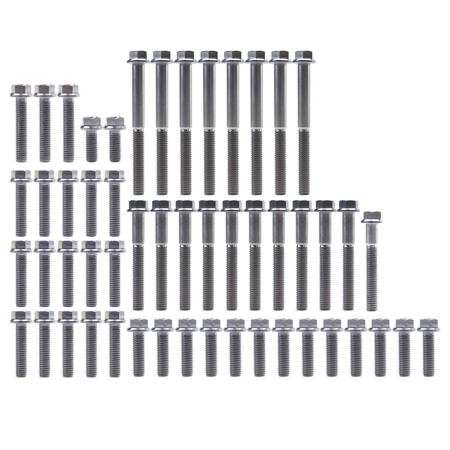 KTM 250/300 TPI TITANIUM ENGINE BOLT KIT, KIT SIZE 52 BOLTS !!! MADE TO ORDER !!!