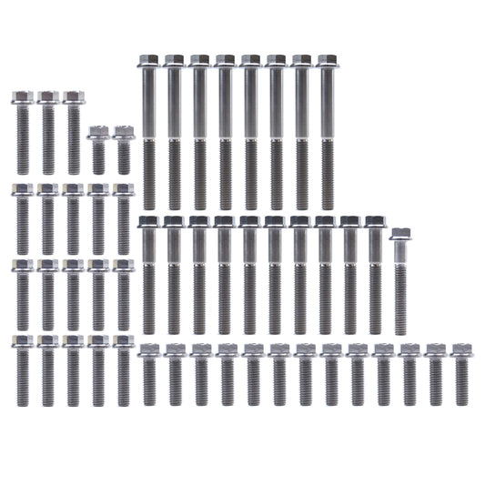 KTM 250/300 TPI TITANIUM ENGINE BOLT KIT, KIT SIZE 52 BOLTS !!! MADE TO ORDER !!!