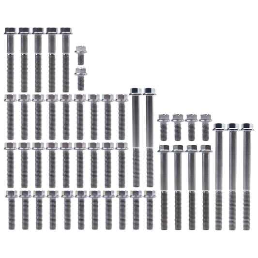 YZ 450 F 2020-22 TITANIUM ENGINE BOLT KIT, KIT SIZE 49 BOLTS !!! MADE TO ORDER !!!