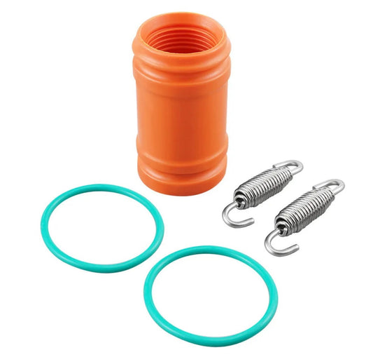 Exhaust Coupler Kit - 2 Springs, 2 O-Rings, Rubber Connector - KTM 250 300 EXC XCW TPi SX XC 17-23