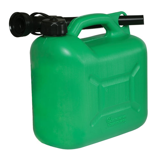 5L FUEL CAN WITH SPOUT GREEN JERRY CAN 847074