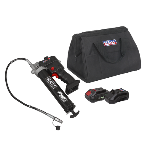 20V GREASE GUN KIT, LITHIUM BATTERY