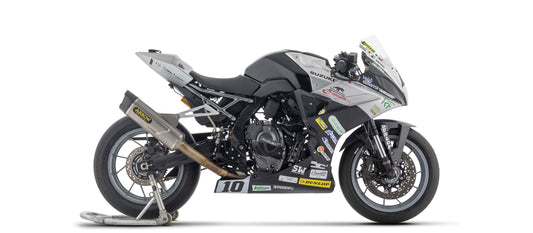 Arrow COMPETITION Full Titanium full system Suzuki GSX-8R 2024–2026 71250CKZ manufacturer installation view