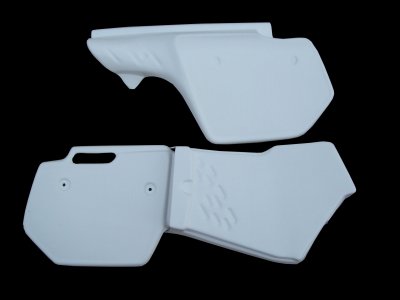 1985/1986 Husqvarna WR Side Panels White