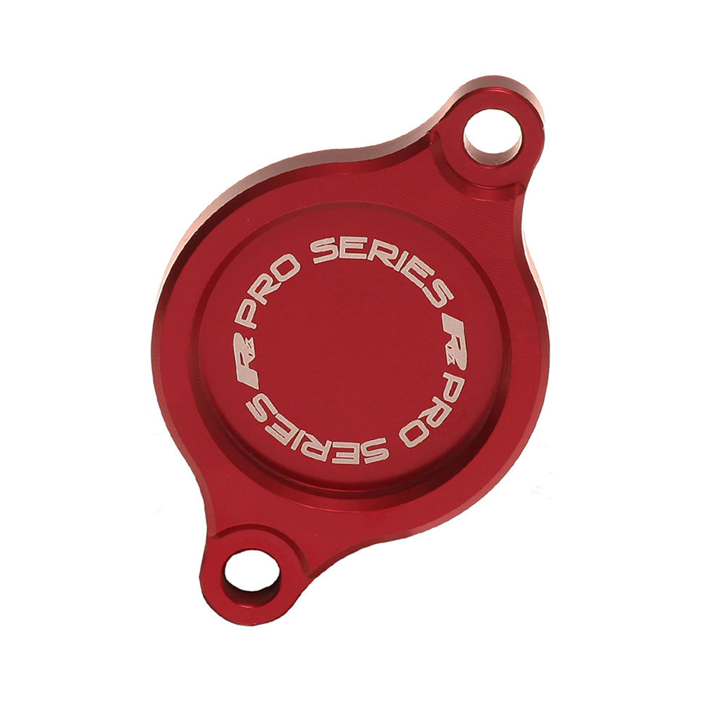 RFX Pro Oil Filter Cover (Red) Suzuki RMZ250 07-25 RMZ450 05-25