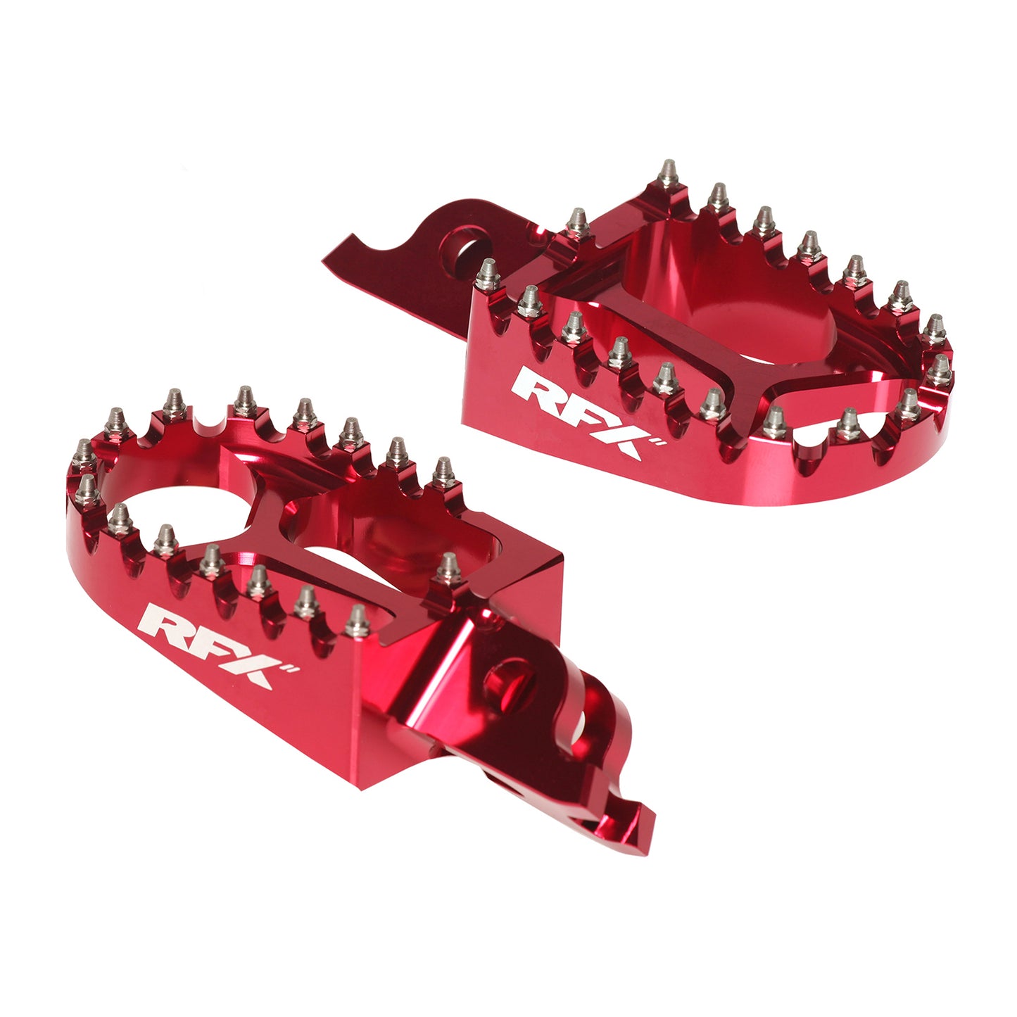 RFX Pro Footrests (Red) Honda CRF250/450 02-25 CRF150 07-25 CR125/250 02-07