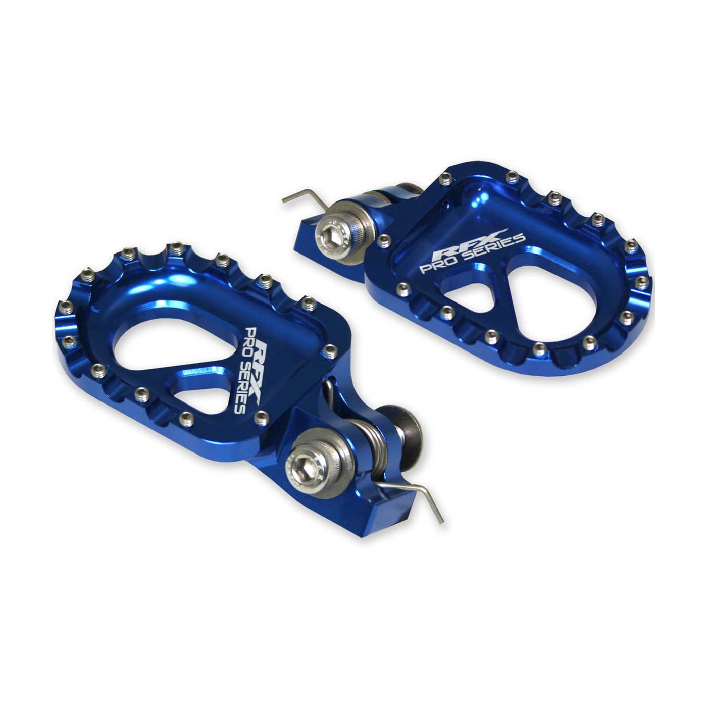 RFX Pro CNC Aluminium Trials Footrest (Blue) Universal Gas Gas/Beta/Sherco/Montesa