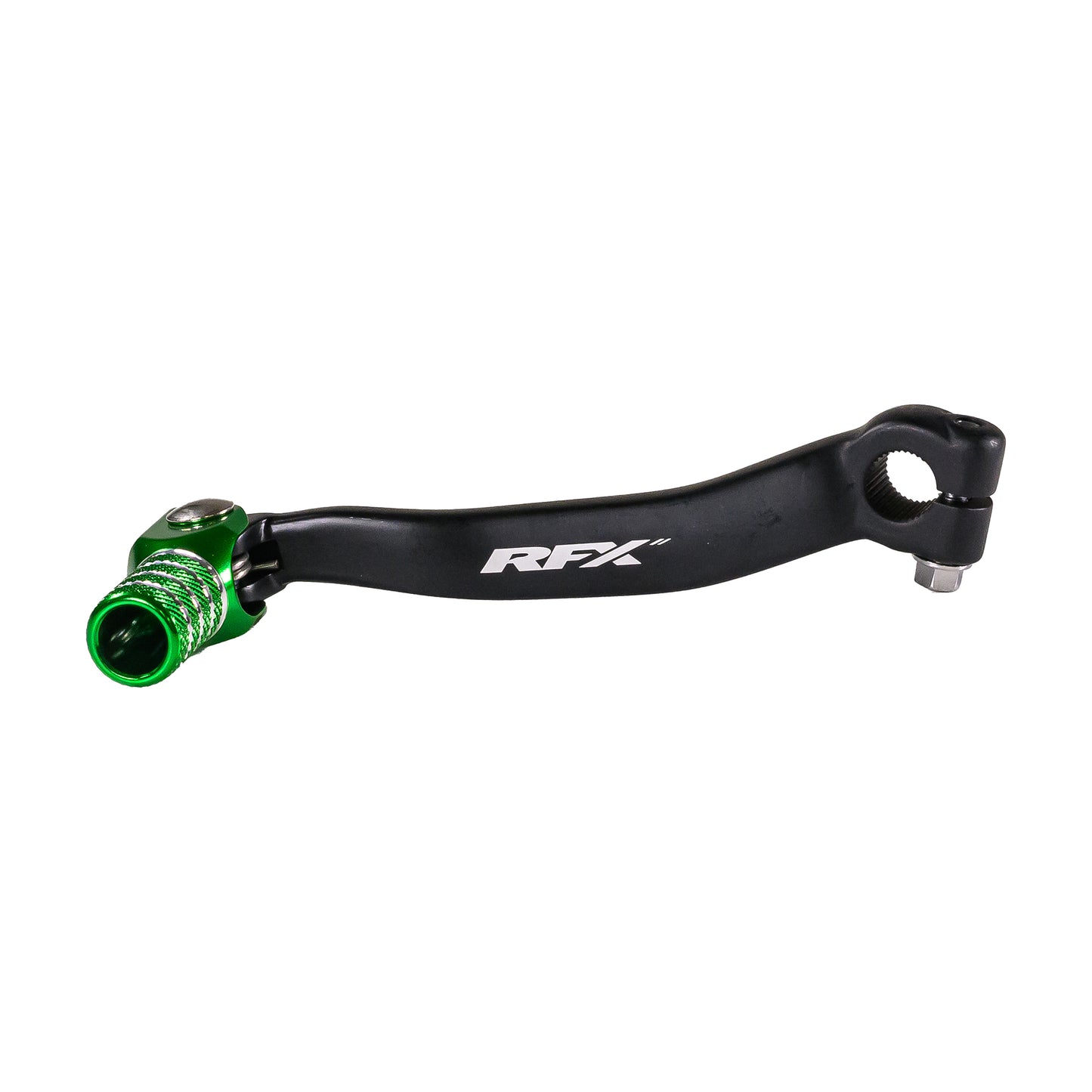 RFX Race Gear Lever (Black/Green) Kawasaki KX125 03-08