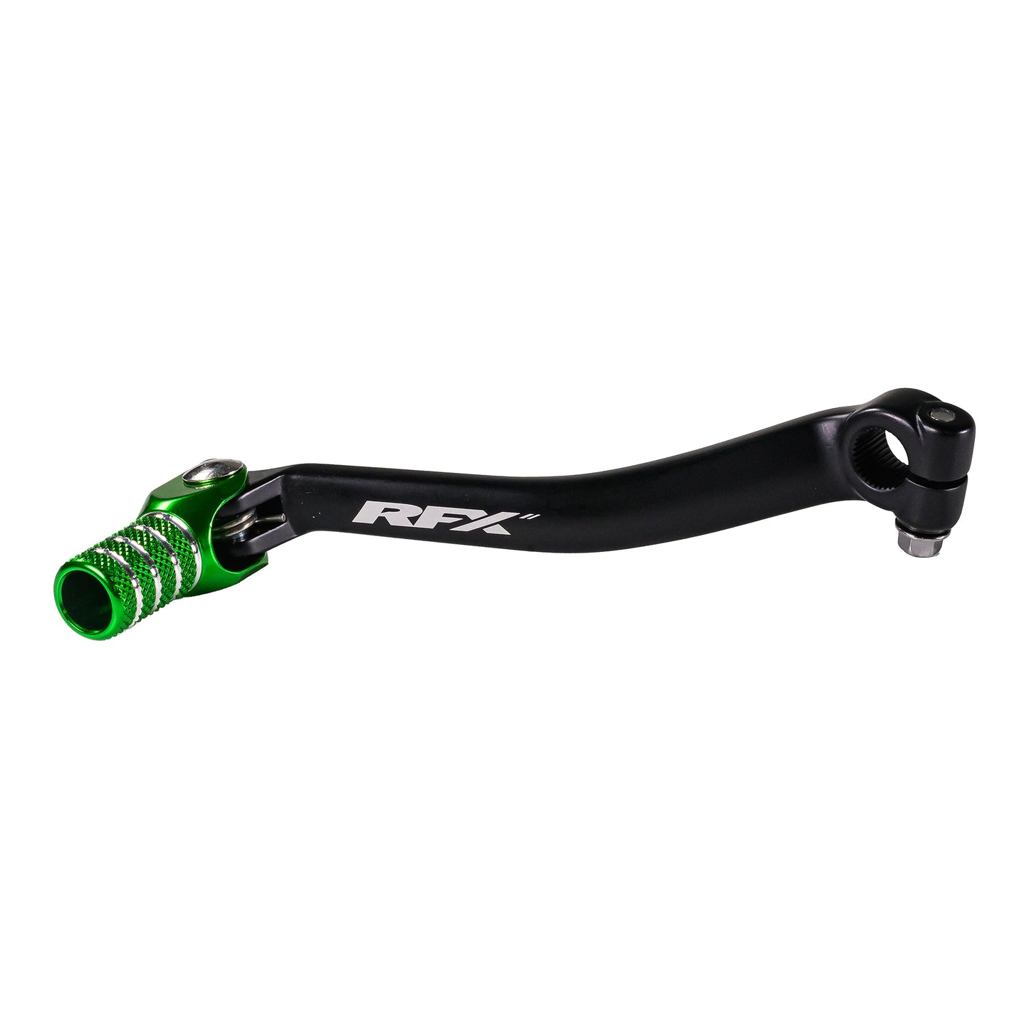 RFX Race Gear Lever (Black/Green) Kawasaki KXF450 06-08
