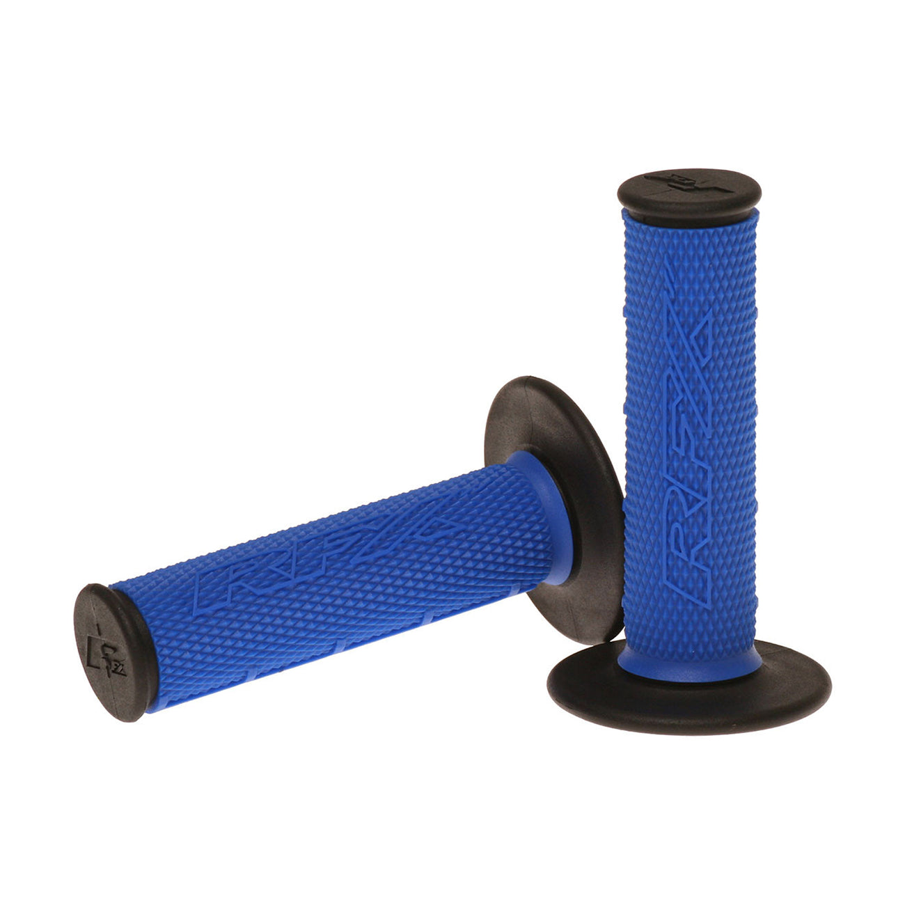 RFX Pro Series Dual Compound Grips Black Ends (Blue/Black) Pair