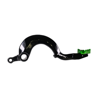 RFX Pro ST Rear Brake Lever (Black/Green) Kawasaki KX125 04-08