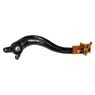 RFX Pro FT Rear Brake Lever (Black/Orange) KTM SX/SX-F EXC/EXC-F All Models 125-525 07-15
