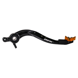 RFX Pro ST Rear Brake Lever (Black/Orange) KTM SX125 17-22 SXF250/350/450 17-22