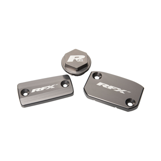RFX Pro Res Cap Kit (Mineral Grey) KTM SX/SXF 14-22 (Brembo Brake and Magura Clutch)