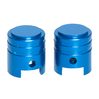 RFX Sport Valve Caps (Piston/Blue) 2pcs
