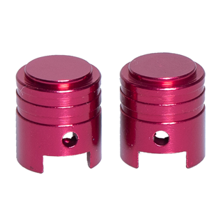 RFX Sport Valve Caps (Piston/Red) 2pcs