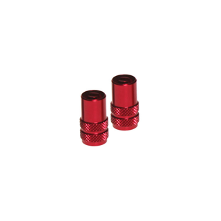 RFX Sport Valve Caps with Valve Key (Red) 2pcs