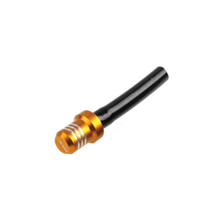 RFX Race Vent Tube - Shorty Inc 1 Way Cap (Yellow)
