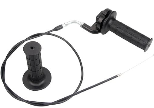TWIST THROTTLE WITH CABLE AND CLAMP SET 7/8" 22mm