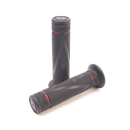 TRIALS DUAL PRO GRIP BK/RD, 22/25mm PG838