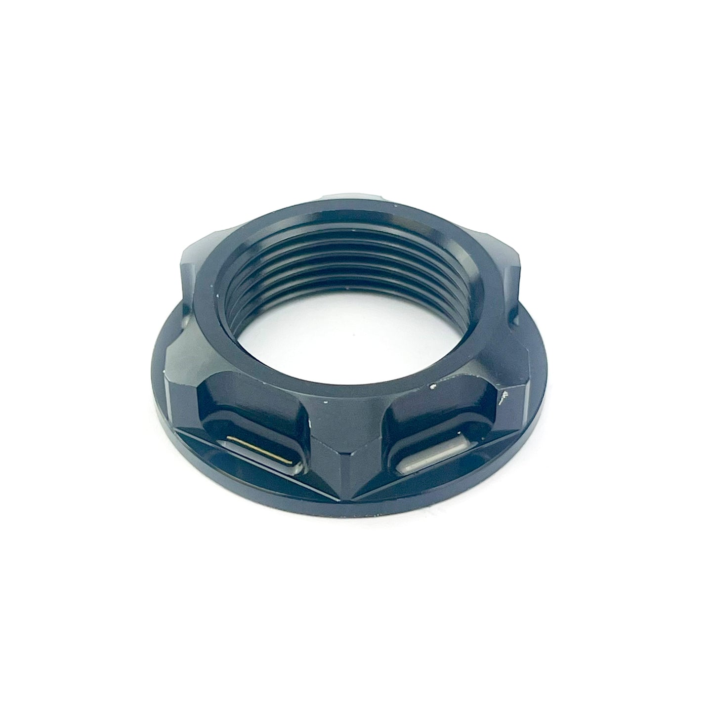 M24x1.50mm STEM NUT EACH BLACK, ALUMINIUM / KX KXF RM RMX DR CR XR,  / CNC