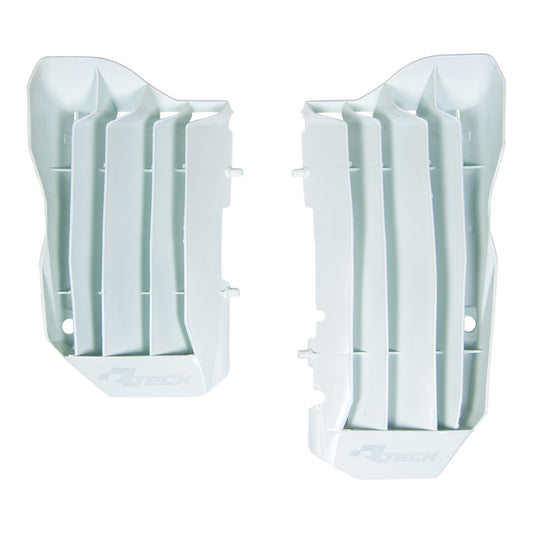 Racetech Oversize Radiator Louvers CRF450 17-20 White