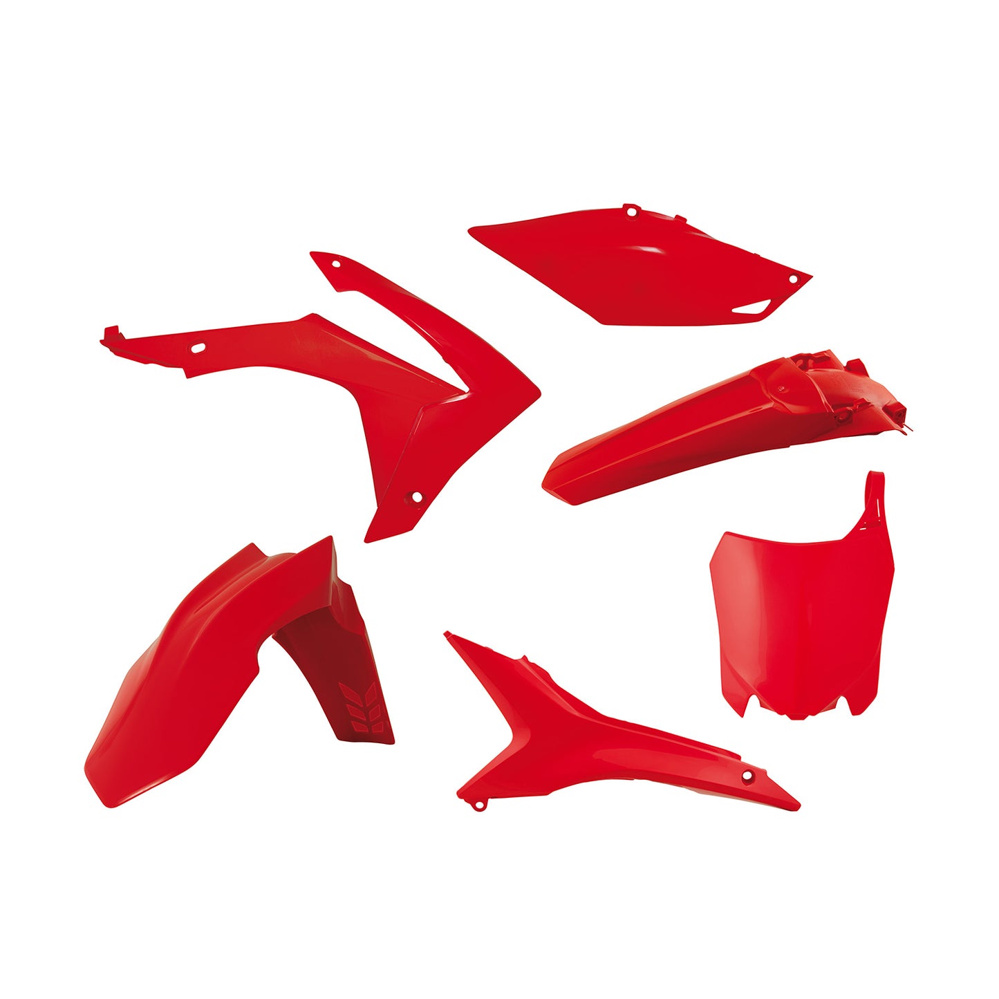 Racetech Plastic Kit CRF450 13-16/CRF250 14-17 (6 pcs) Red