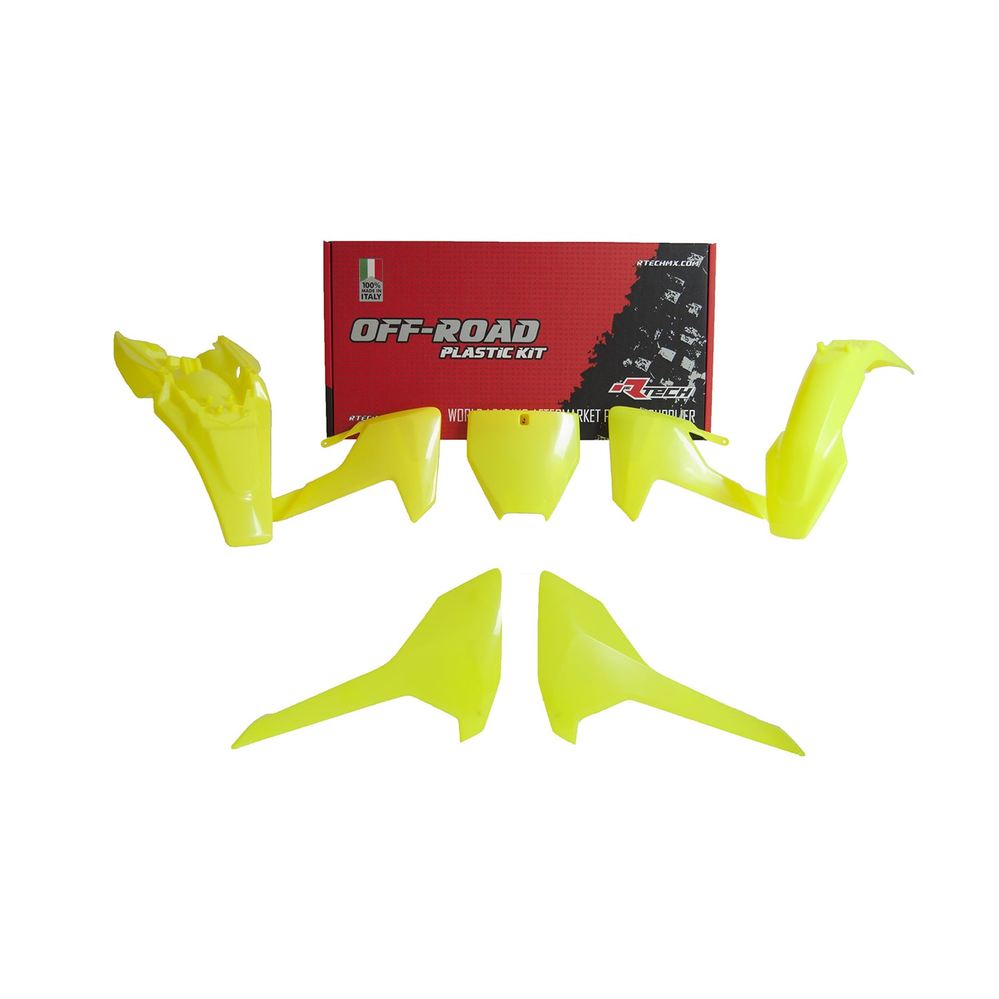 Racetech Plastic Kit TC65 17-23 (5 pcs) Neon Yellow