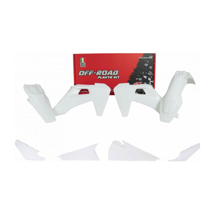 Racetech Plastic Kit TE-FE150/250/300/350/450 20-23 (5 pcs) OEM / White / Anthracite Grey