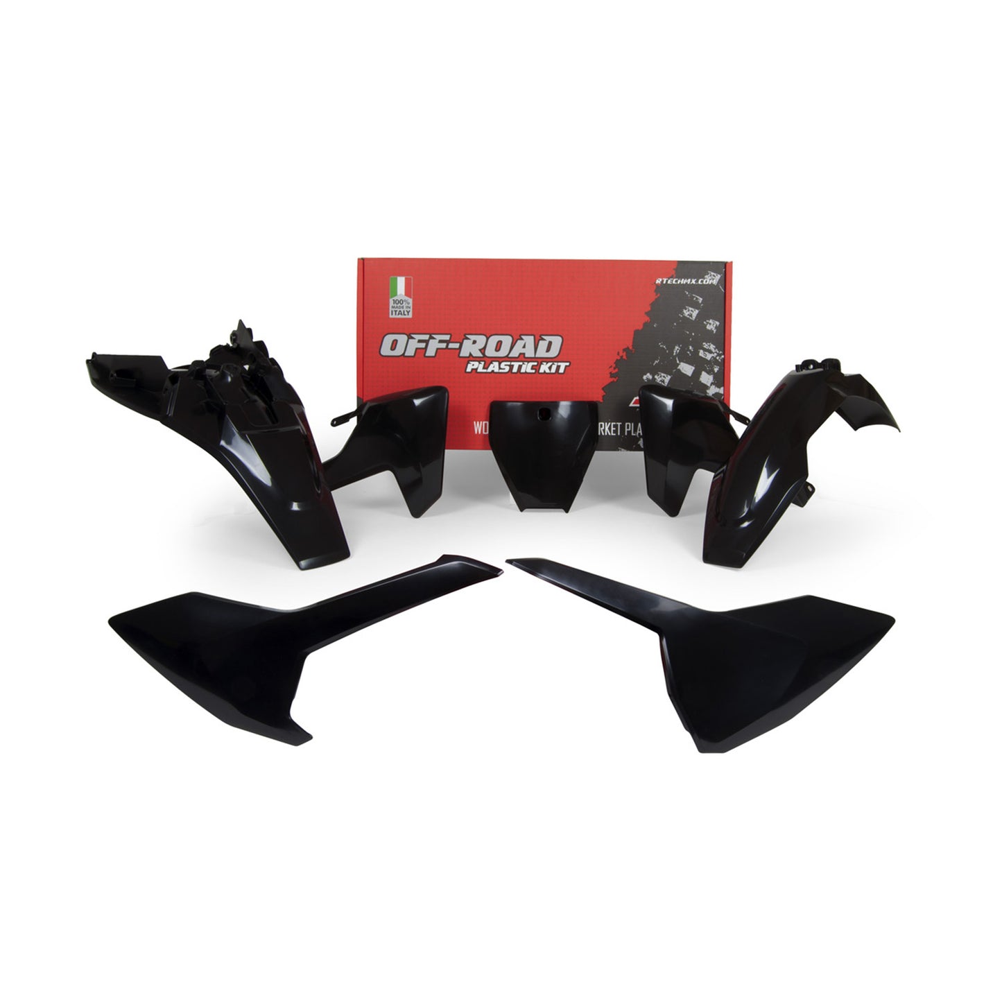 Racetech Plastic Kit TC85 18-24 (5 pcs) Black