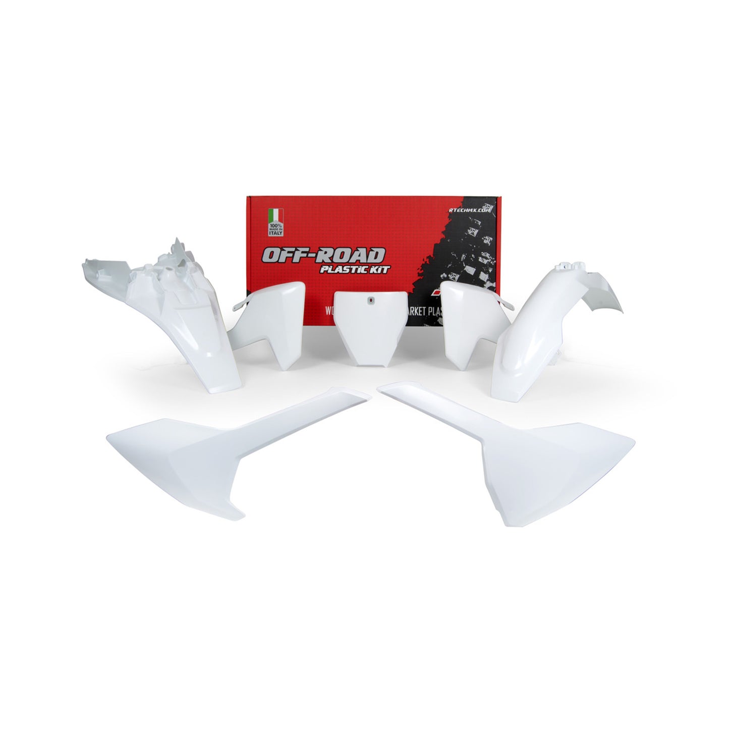 Racetech Plastic Kit TC85 18-24 (5 pcs) White