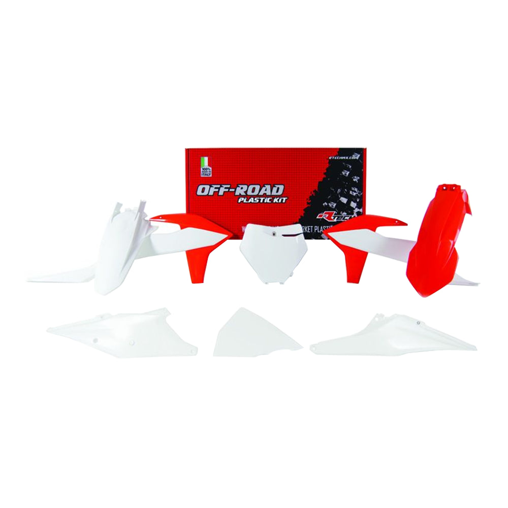Racetech Plastic Kit SX125/150/250 19-22 (6 pcs) OEM 19-20 / White / KTM Orange