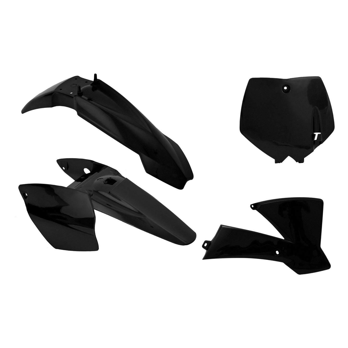 Racetech Plastic Kit SX65 02-08 (4 pcs) Black