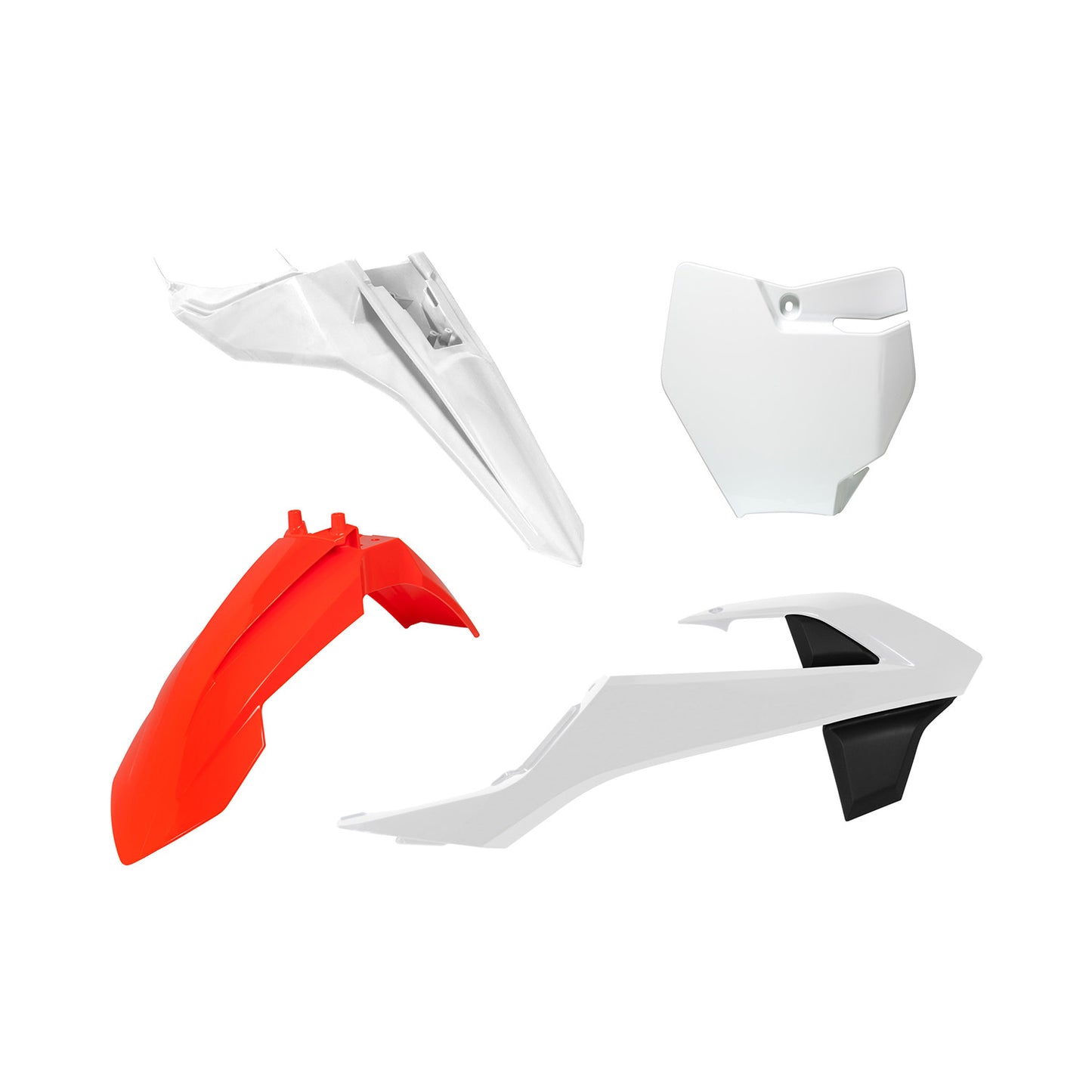 Racetech Plastic Kit SX65 16-23 (4 pcs) OEM 17 / KTM Orange / White / Black