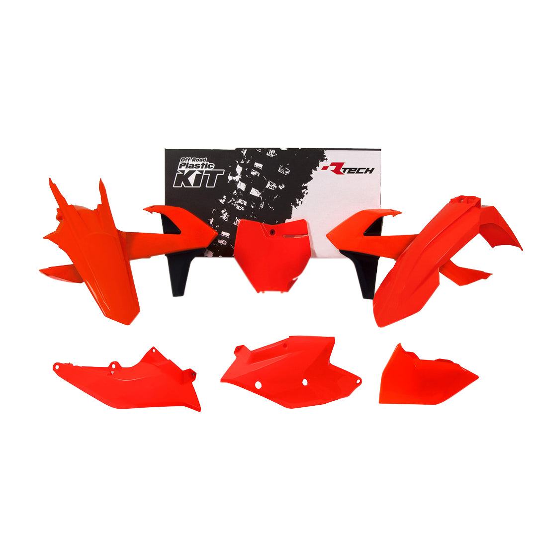 Racetech Plastic Kit SX125-150 16-18 (6 pcs) Neon Orange